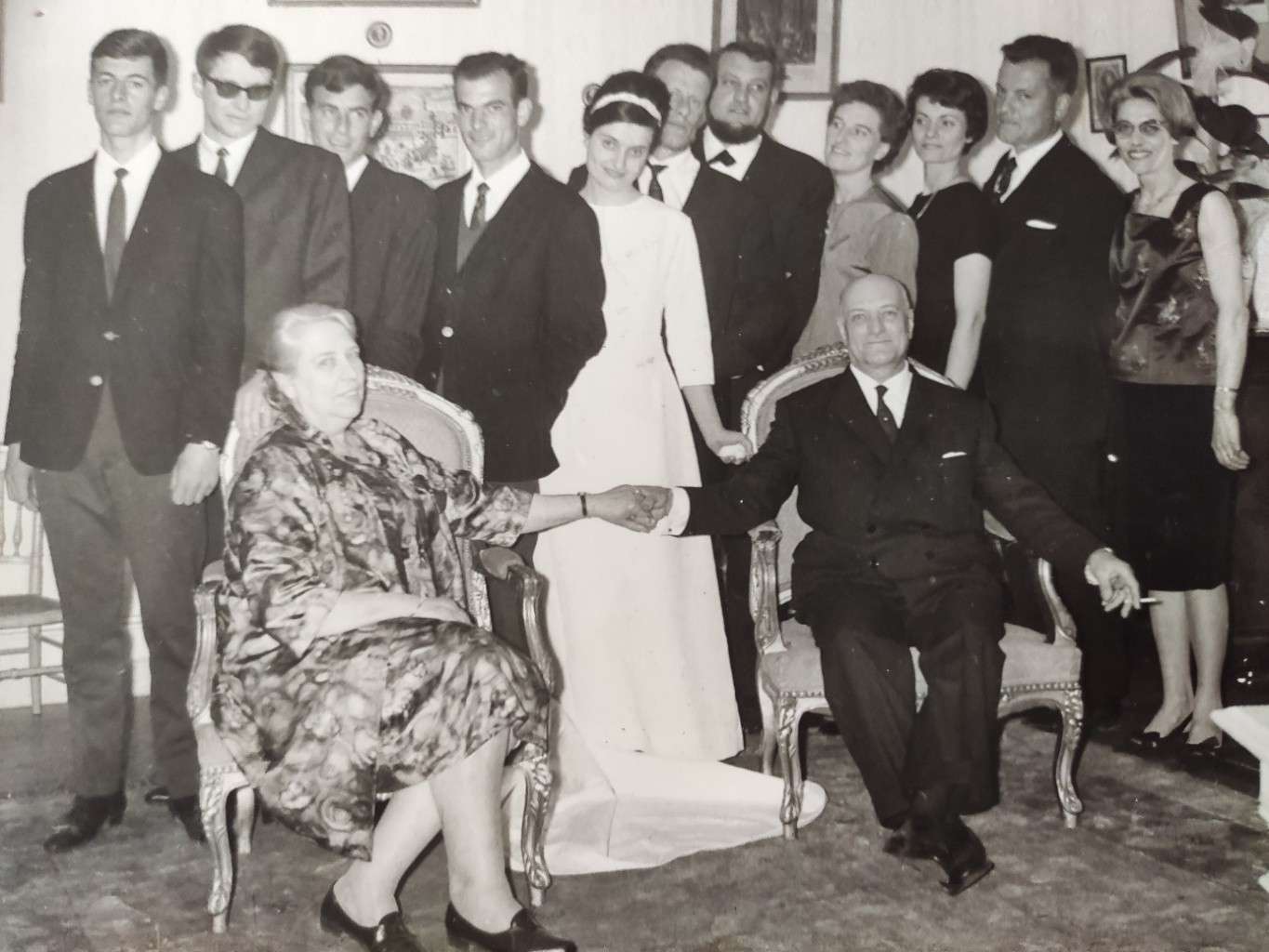 Famille mariage Astrid 1965